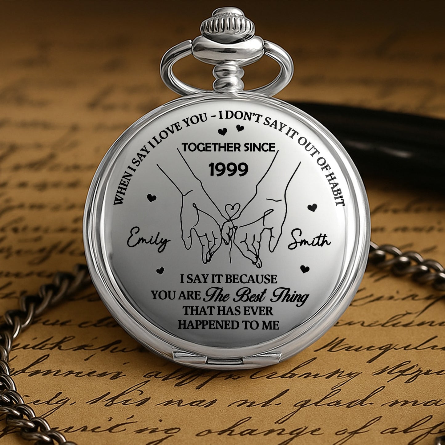 When I Say I Love You, Hands And Hearts Design