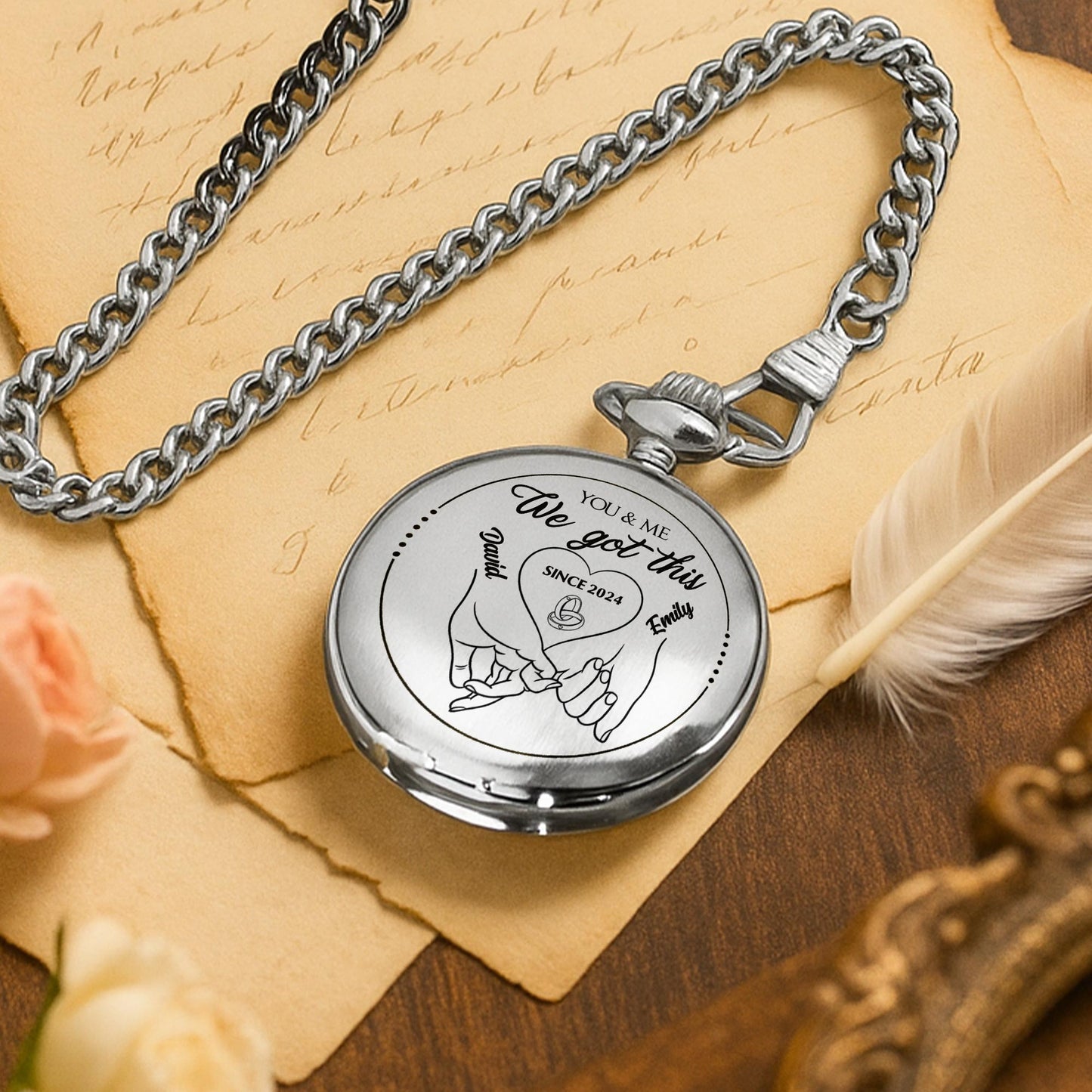 You & Me We Got This, Holding Hands Heart Design