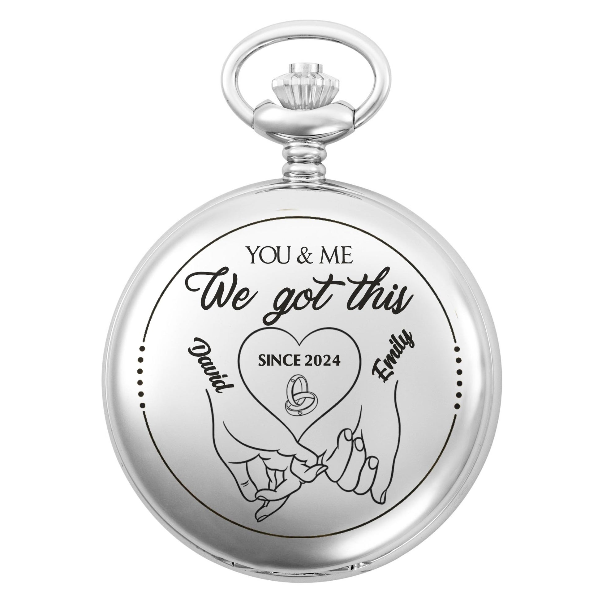 You & Me We Got This, Holding Hands Heart Design