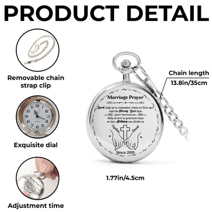 Marriage Prayer, Joined Hands And Cross