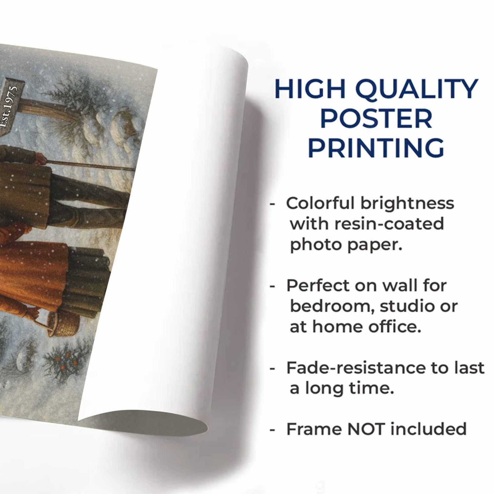 You & Me We Got This, Elderly Couple In Snowy Village