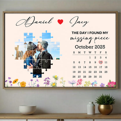 The Day I Found My Missing Piece With Puzzle Pieces And Flowers