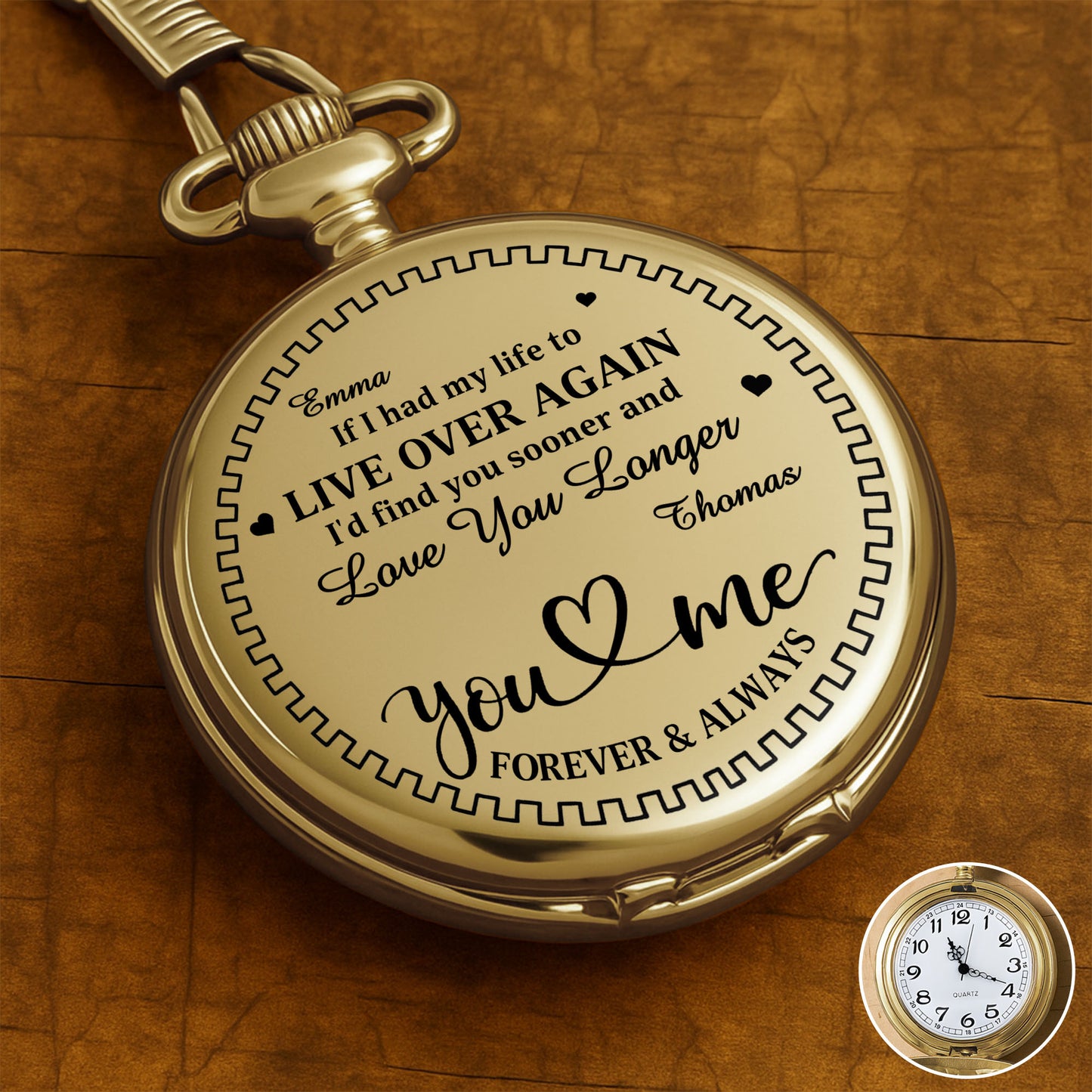 If I Had My Life To Live Over Again I'd Find You Sooner And Love You Longer