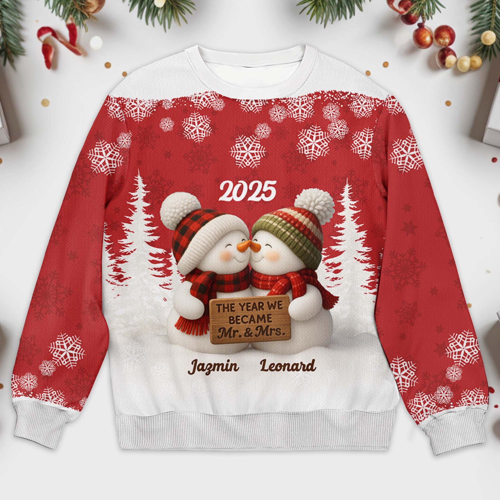 The Year We Became Mr And Mrs, Snowmen And Snowflakes