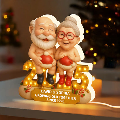 Growing Old Together Since [Year], Elderly Couple Embrace