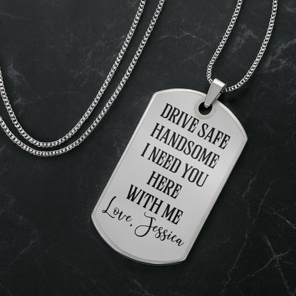 Customizable Street Sign Design Necklace