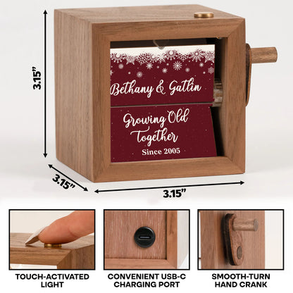 Growing Old Together, Snowflakes Design