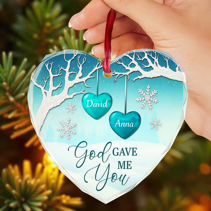 God Gave Me You Heart And Trees Design
