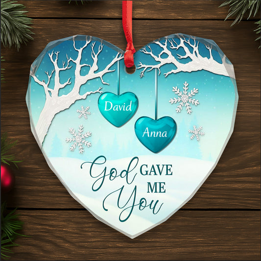 God Gave Me You Heart And Trees Design
