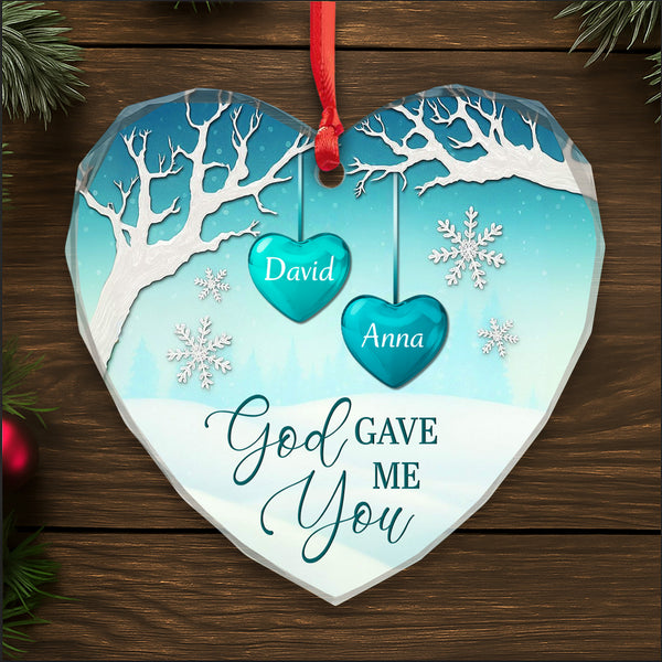 God Gave Me You Heart And Trees Design