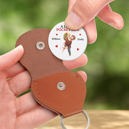 A Little Pocket Hug Hearts And Couple Design