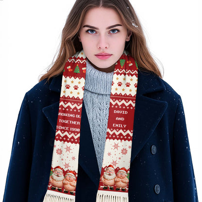 Growing Old Together Since, Festive Santa Claus Design