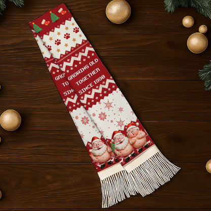 Growing Old Together Since, Festive Santa Claus Design
