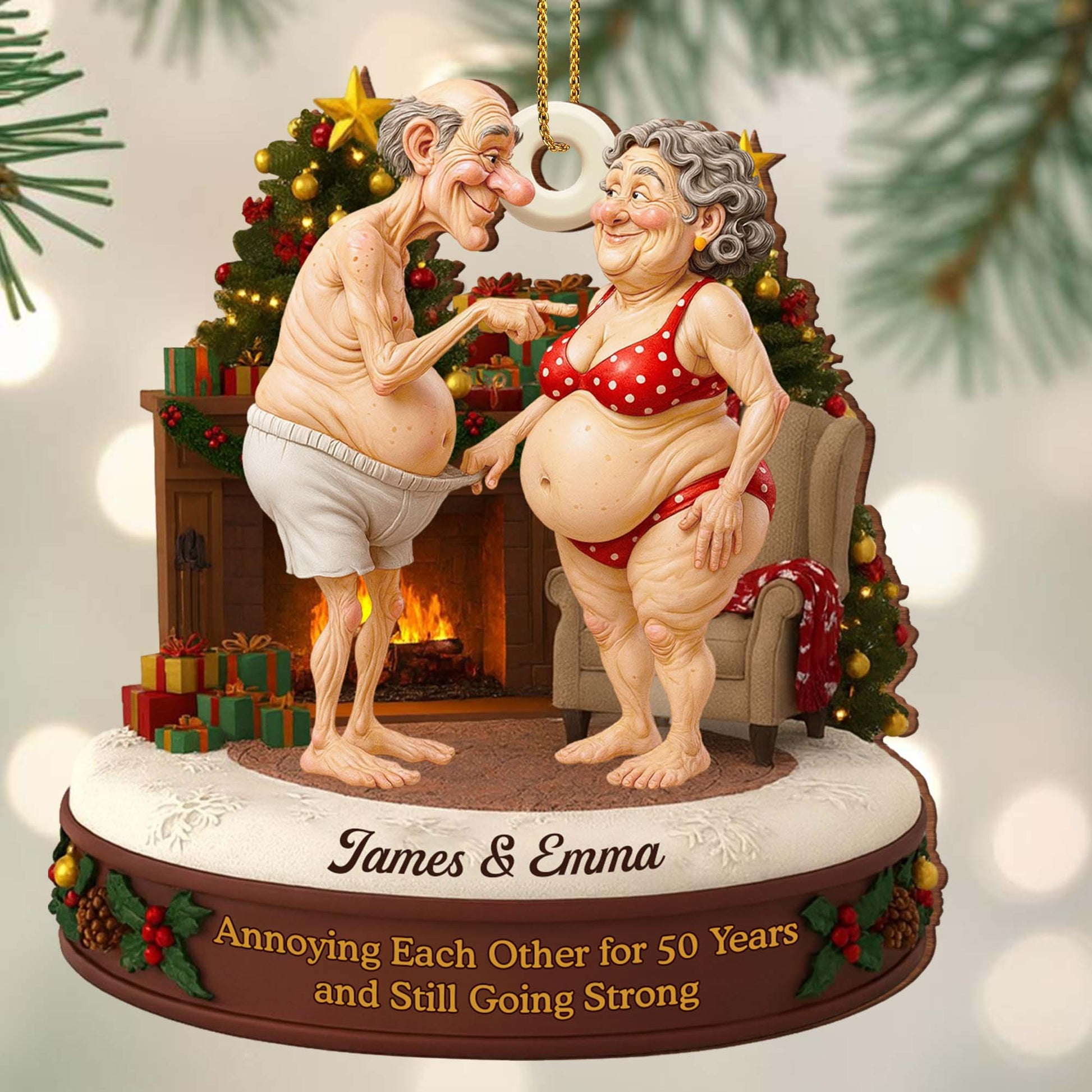 Annoying Each Other for 50 Years With Christmas Decor