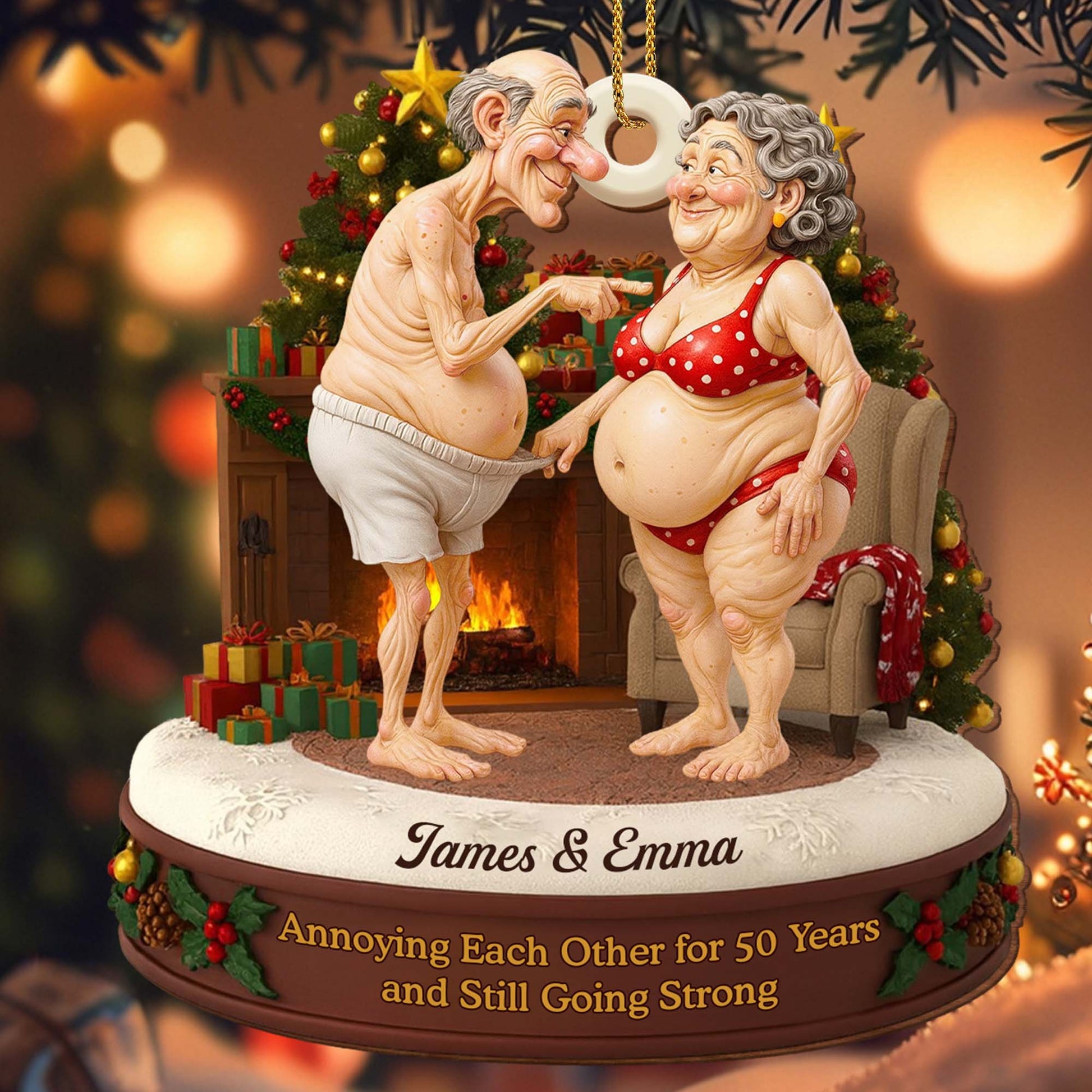 Annoying Each Other for 50 Years With Christmas Decor