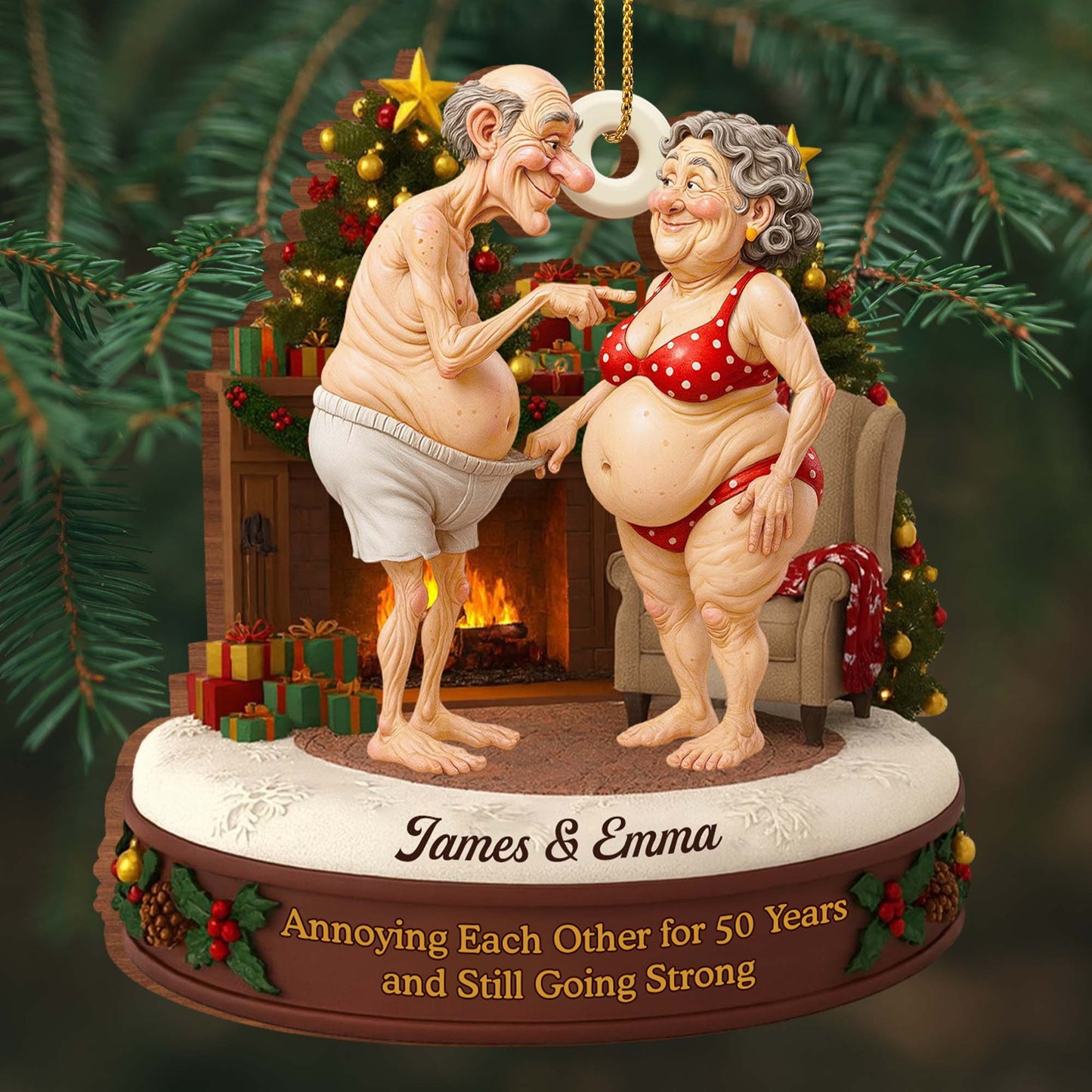 Annoying Each Other for 50 Years With Christmas Decor