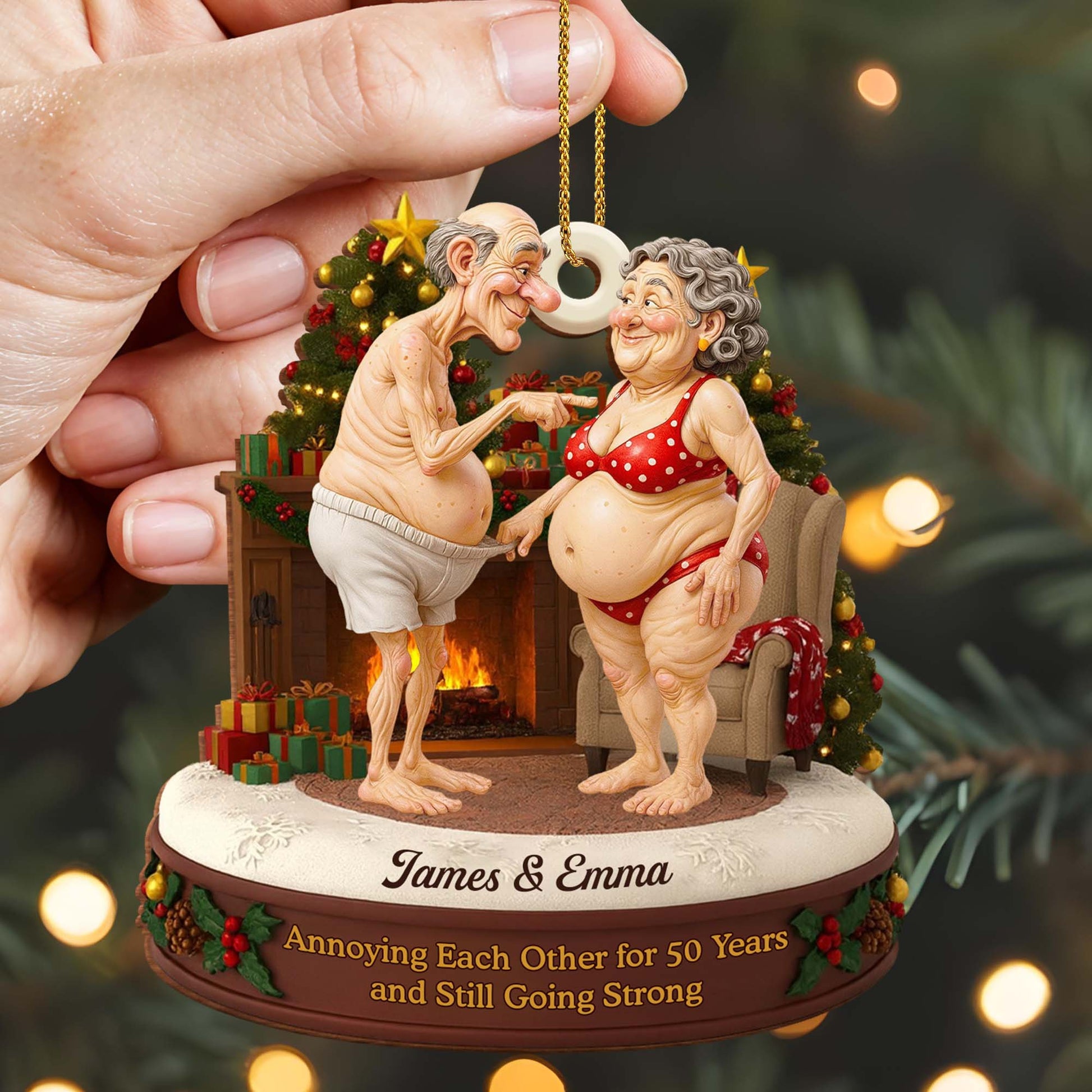 Annoying Each Other for 50 Years With Christmas Decor