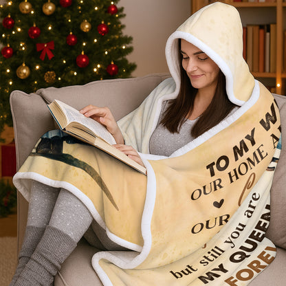 To My Wife, My Queen Forever, Elderly Couple Design