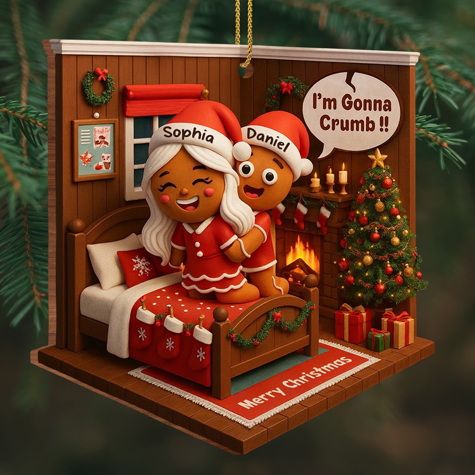 I'm Gonna Crumb, Gingerbread Man And Christmas Tree