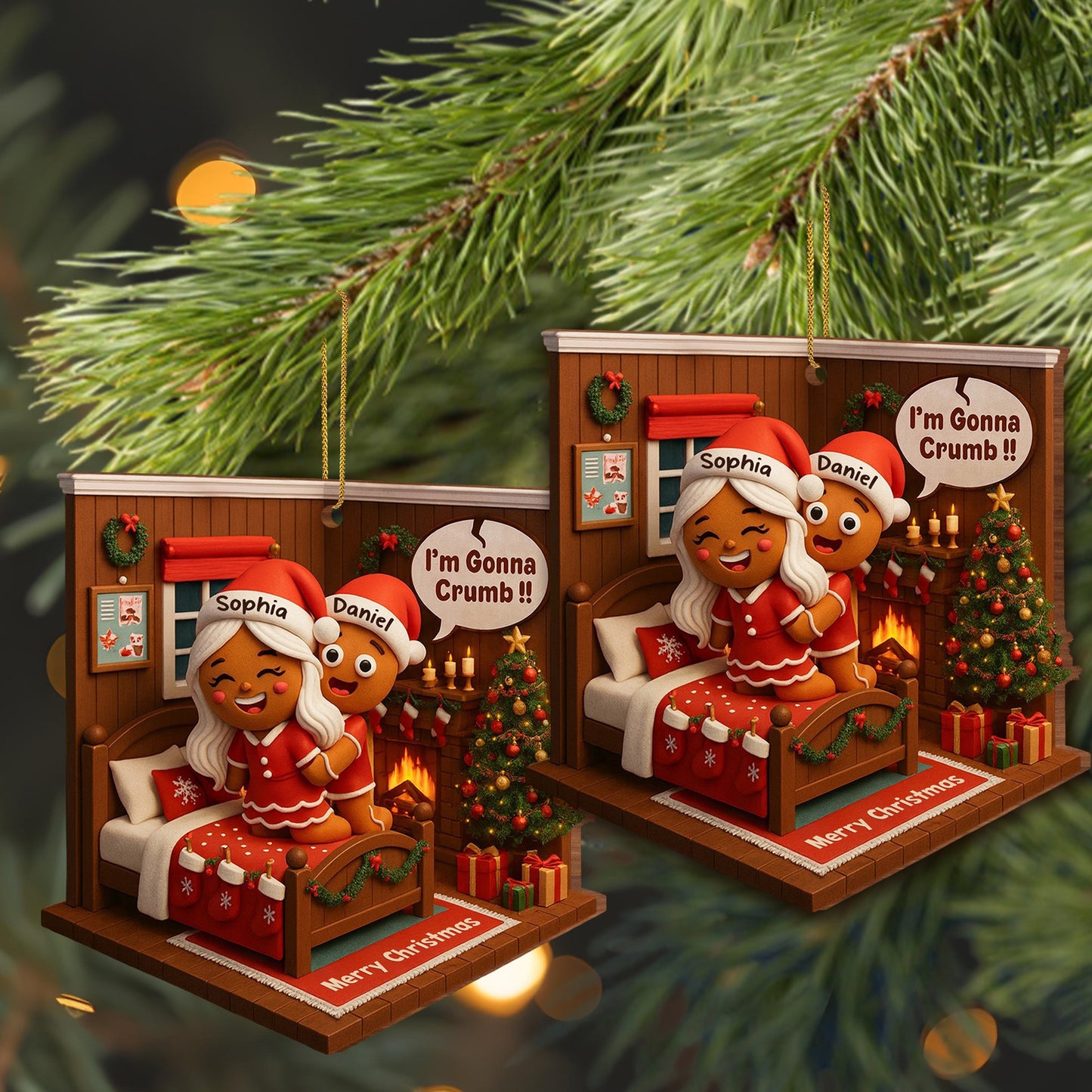 I'm Gonna Crumb, Gingerbread Man And Christmas Tree