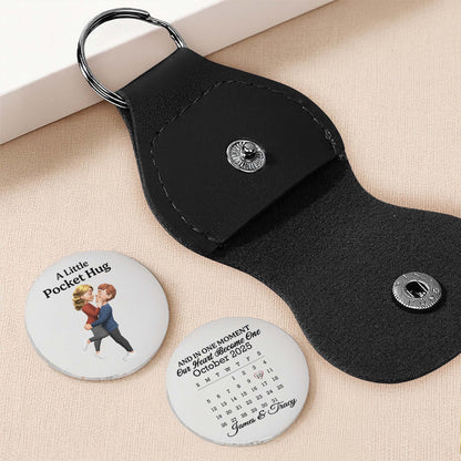 A Little Pocket Hug, Couple Embrace, Heart Calendar Design