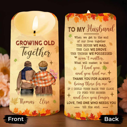 Growing Old Together, Message For Husband