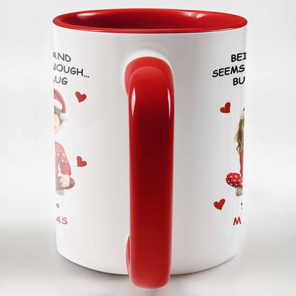 Merry Christmas I Love You, Couple With Santa Hats