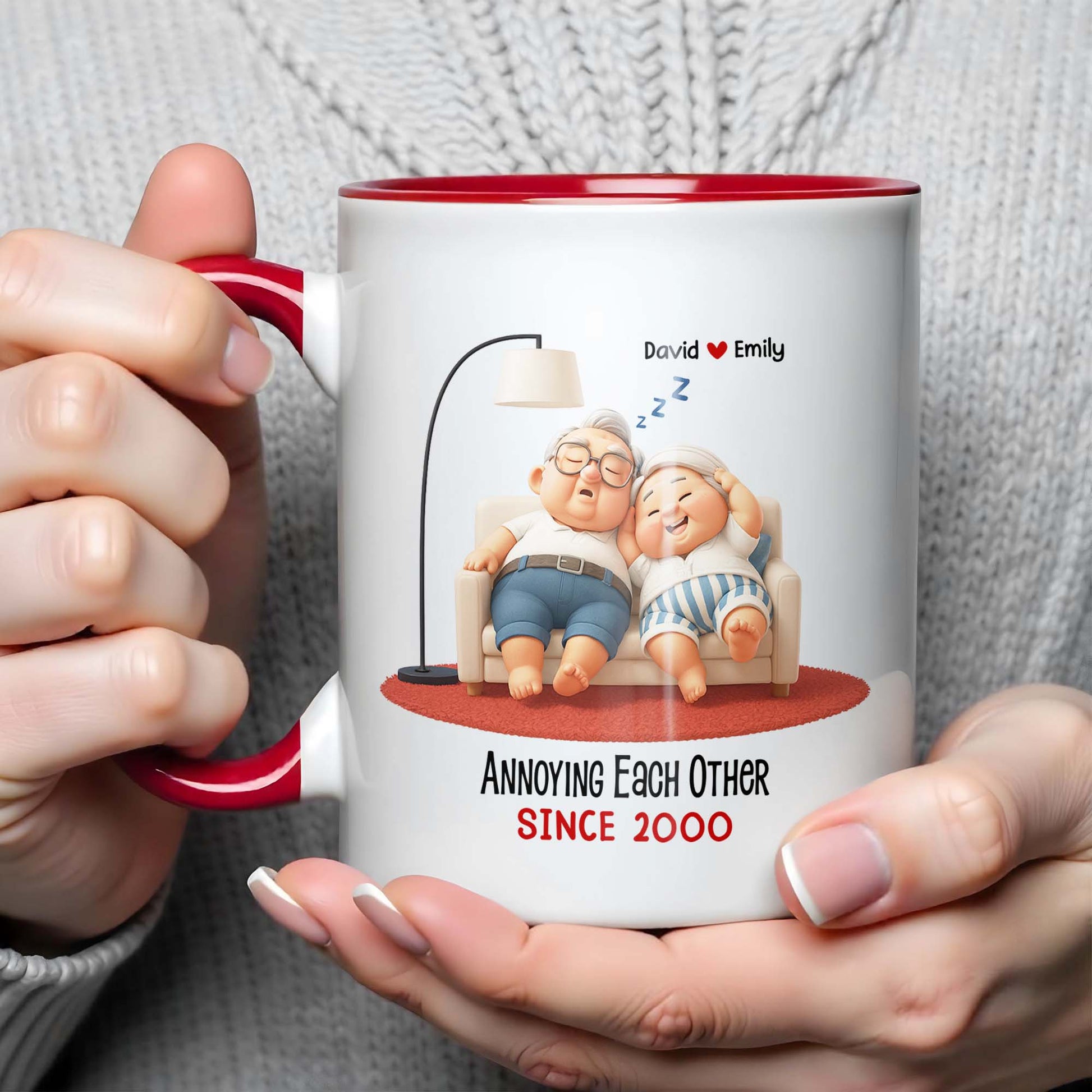 Annoying Each Other Since, Couple On A Couch