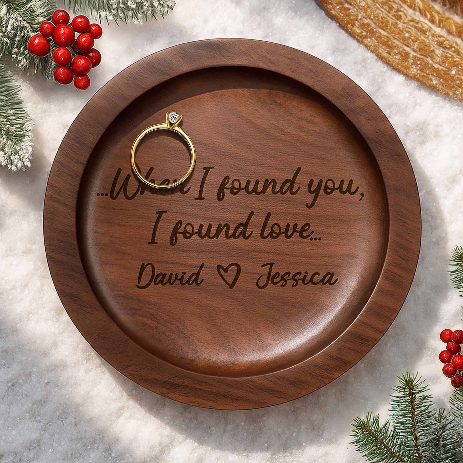 When I Found You, I Found Love, Engagement Ring