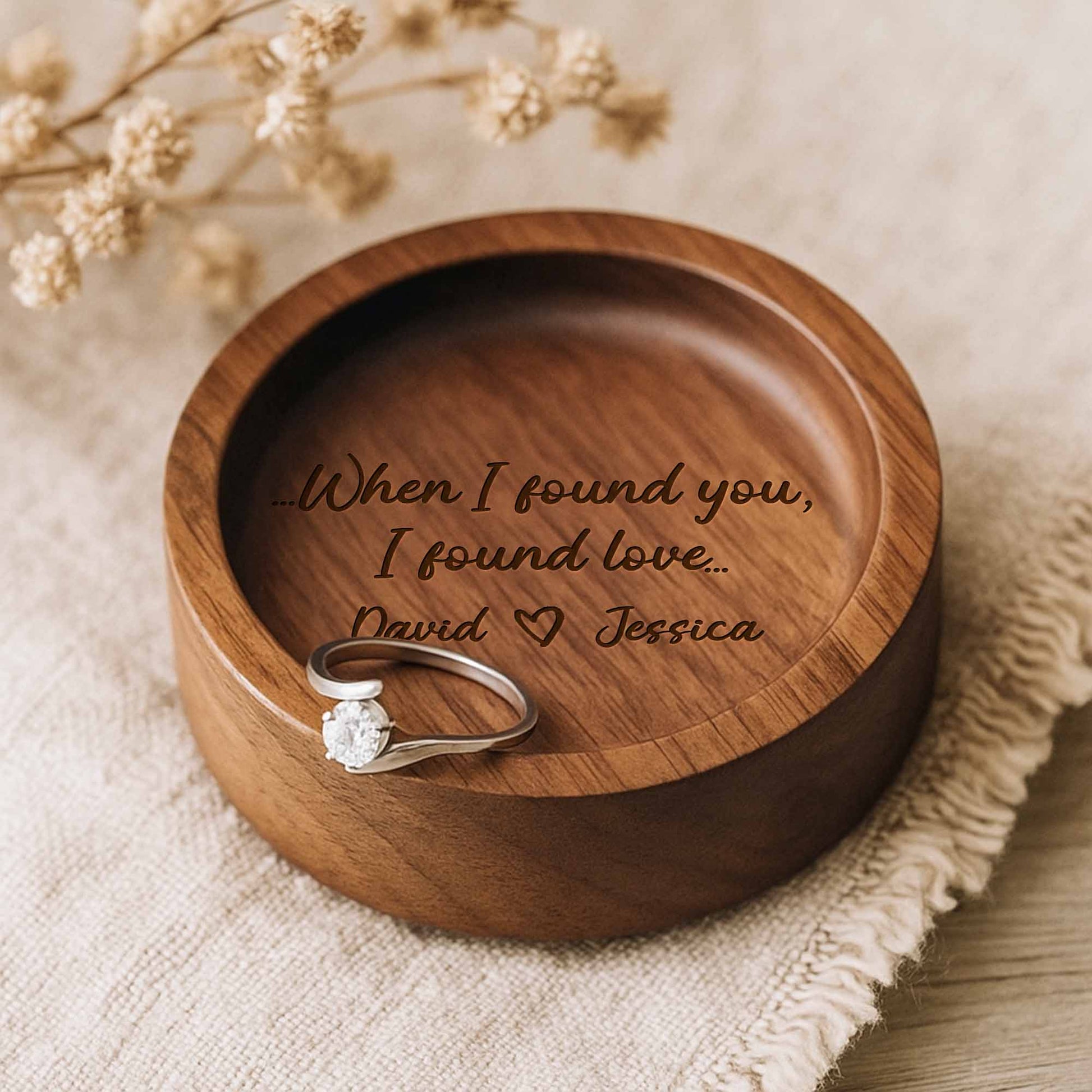 When I Found You, I Found Love, Engagement Ring