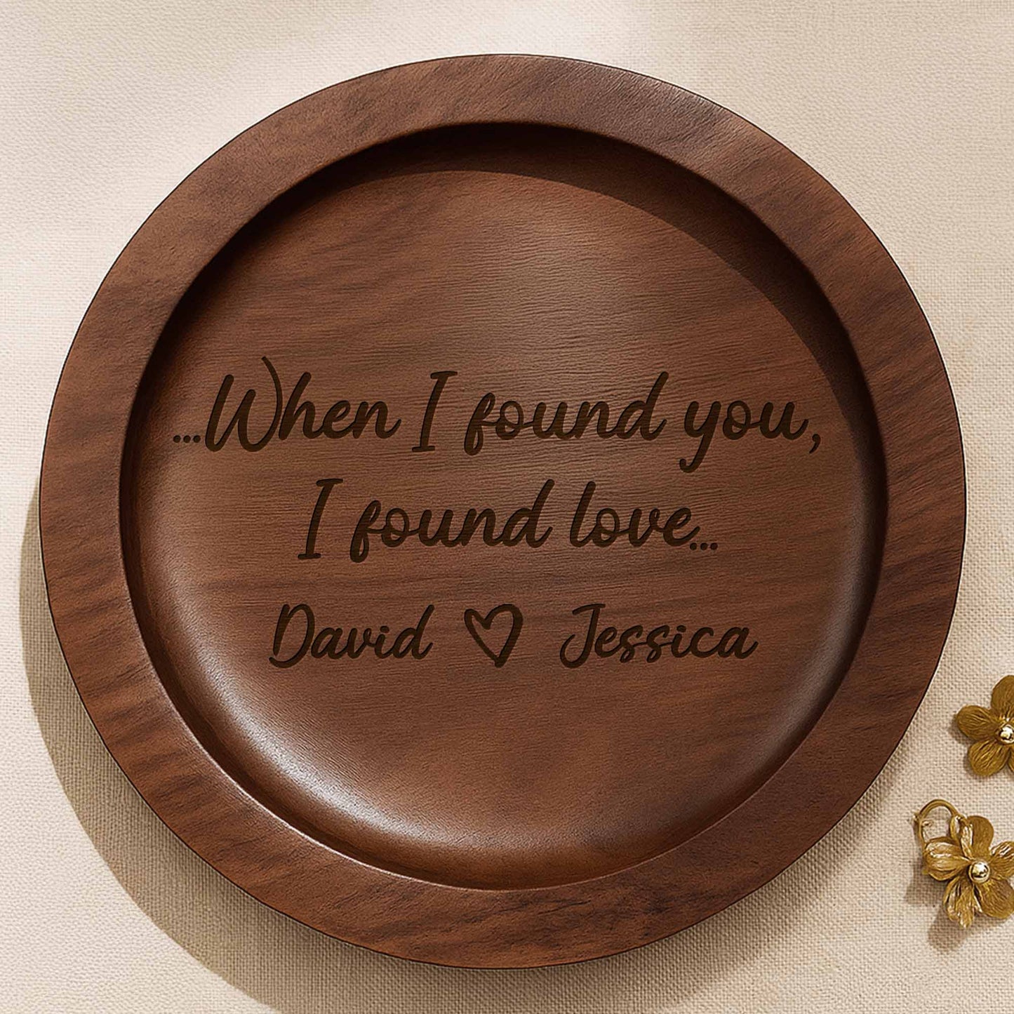 When I Found You, I Found Love, Engagement Ring