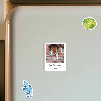 Our First Home With House, Couple, and Dog