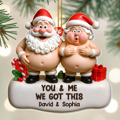You & Me We Got This Santa Claus Figures
