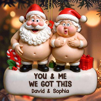 You & Me We Got This Santa Claus Figures