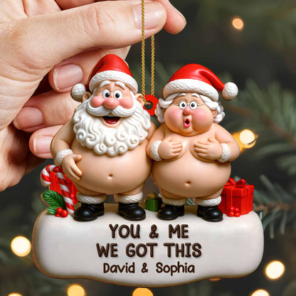 You & Me We Got This Santa Claus Figures