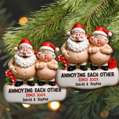 Annoying Each Other Since Santa Claus and Mrs. Claus