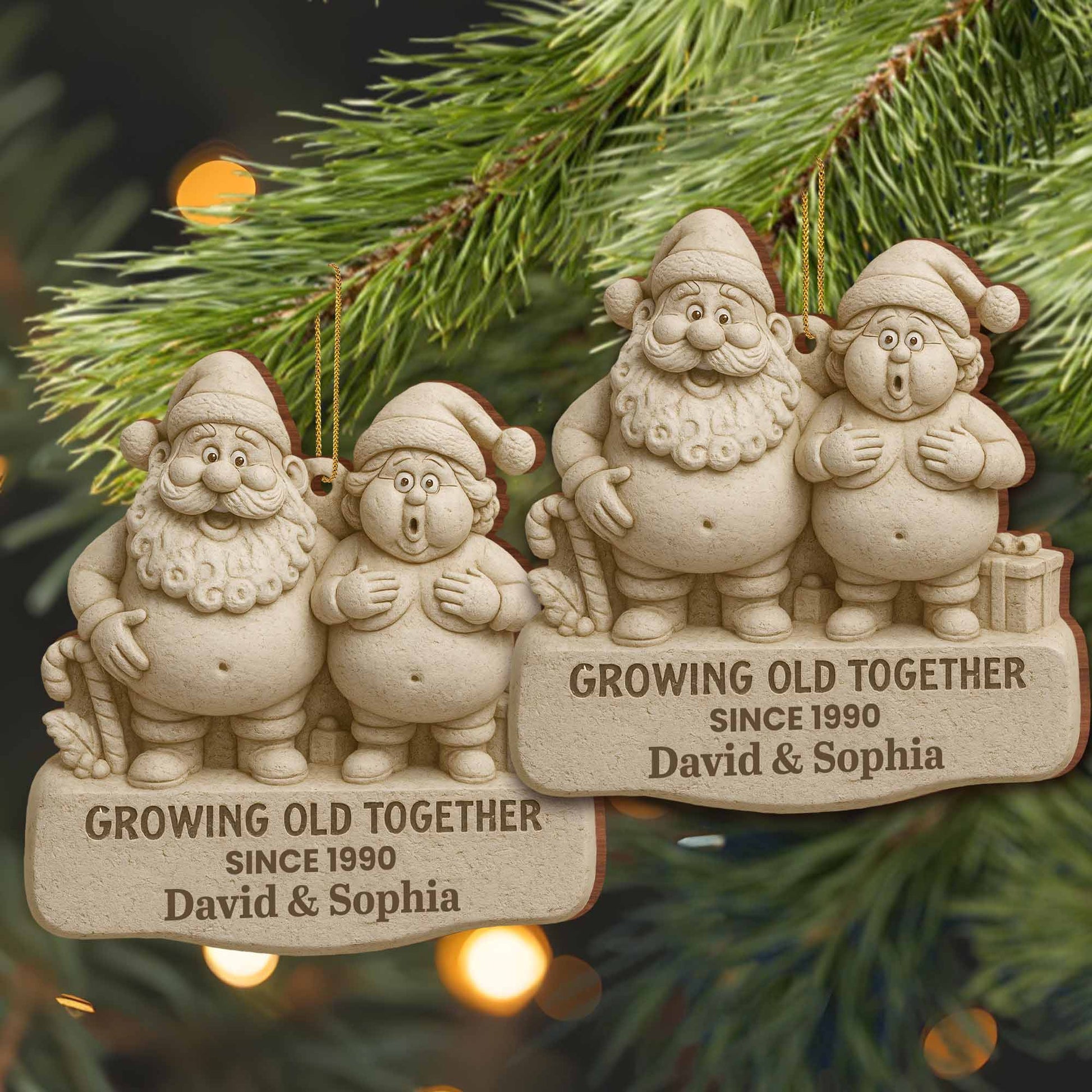 Growing Old Together, Santa Claus And Mrs. Claus