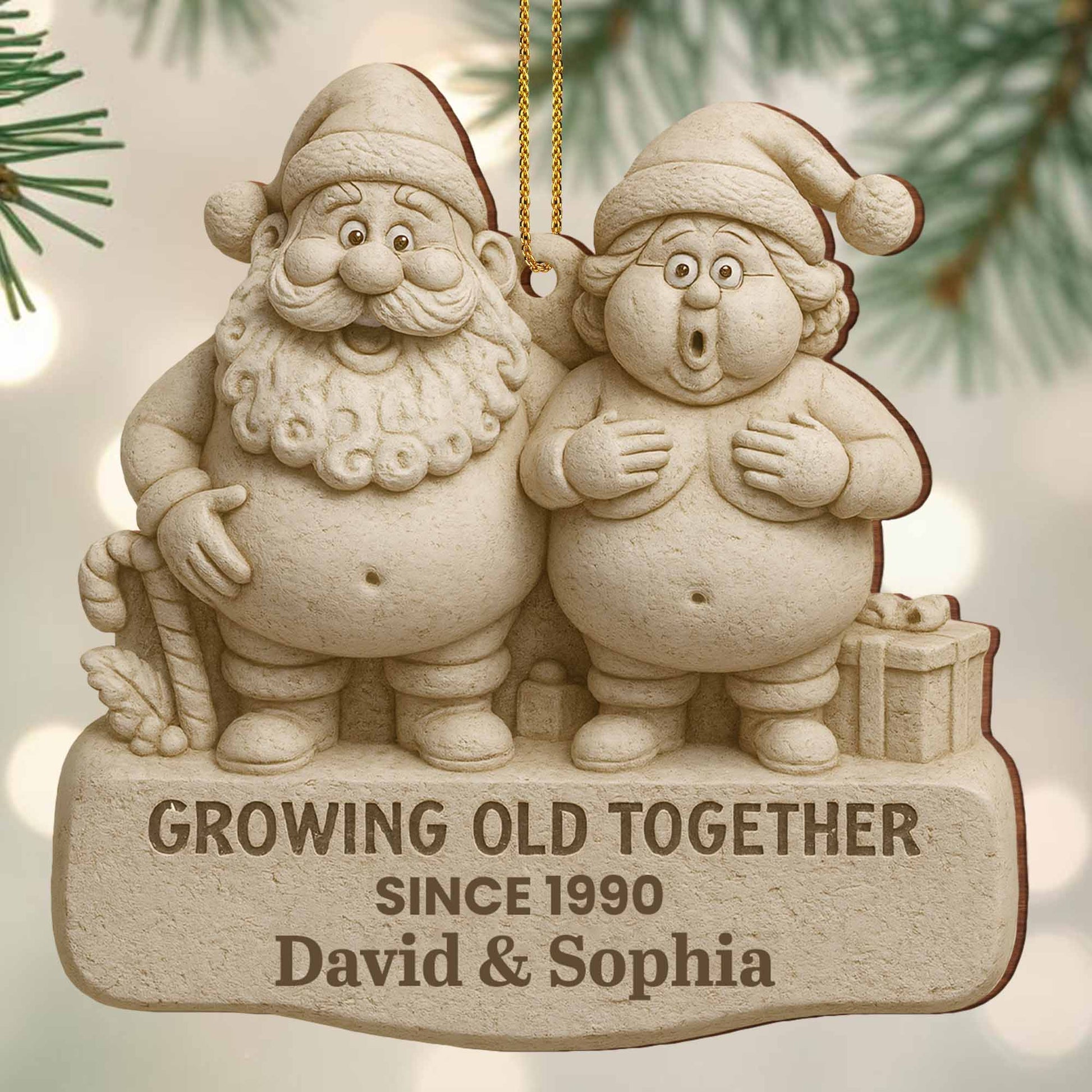 Growing Old Together, Santa Claus And Mrs. Claus