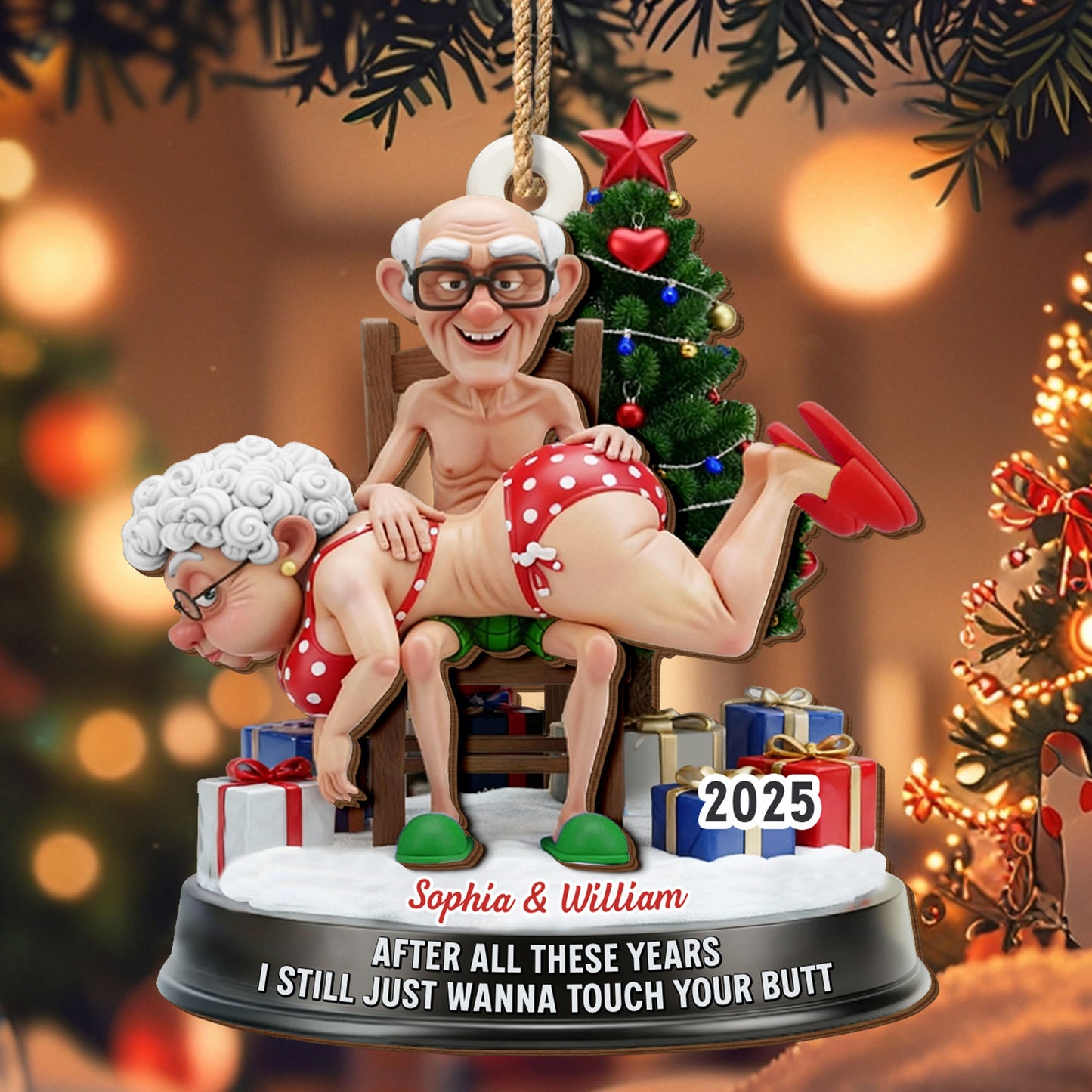 After All These Years, Elderly Couple, Christmas Tree