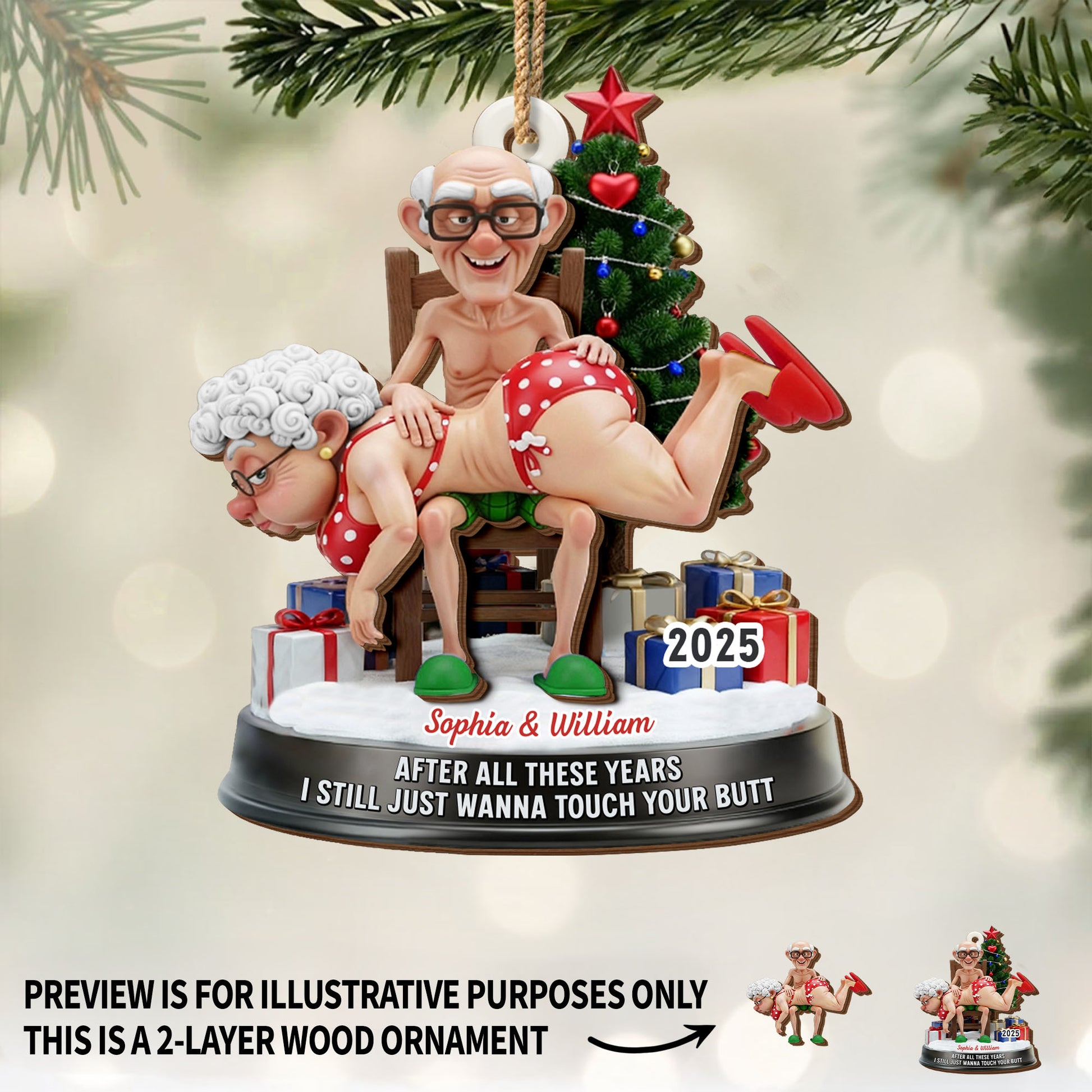 After All These Years, Elderly Couple, Christmas Tree