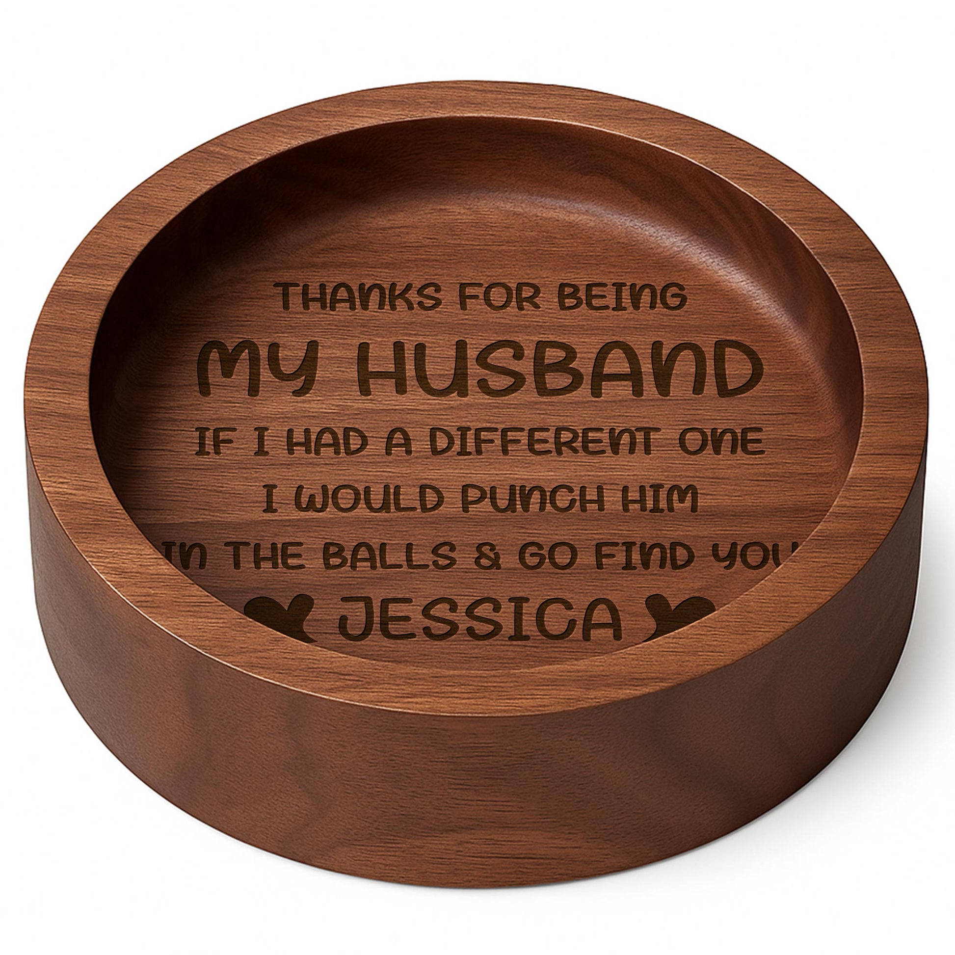 Thanks For Being My Husband And Hearts Design
