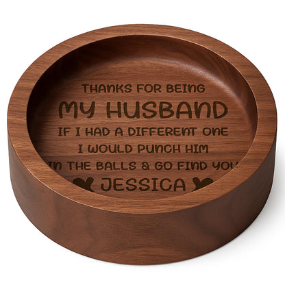 Thanks For Being My Husband And Hearts Design