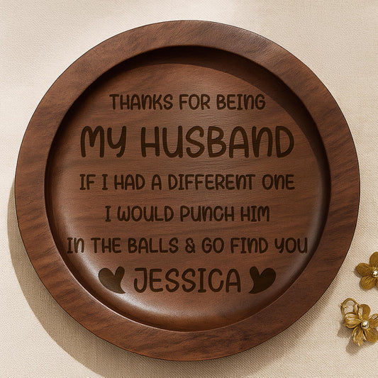 Thanks For Being My Husband And Hearts Design