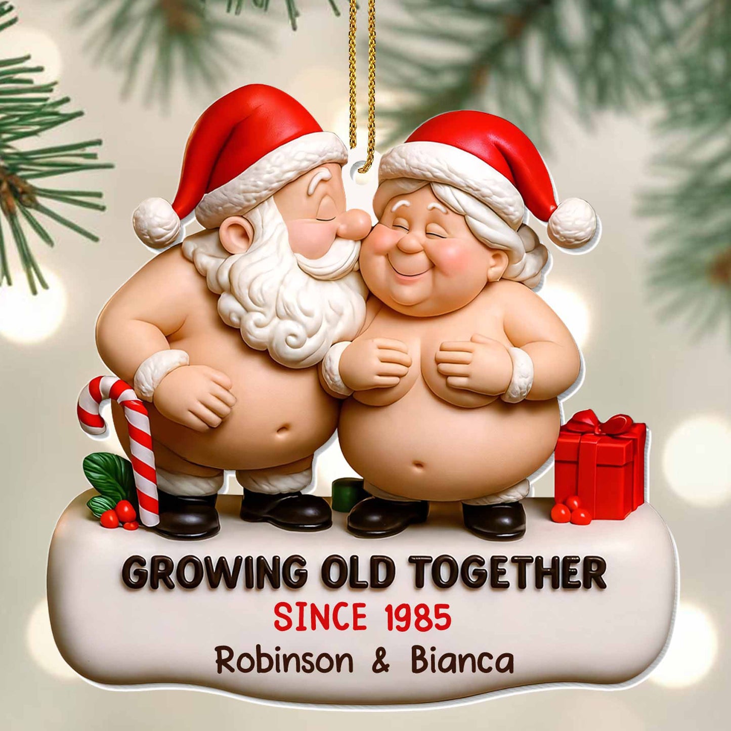 Growing Old Together, Santa Claus And Holiday Cheer