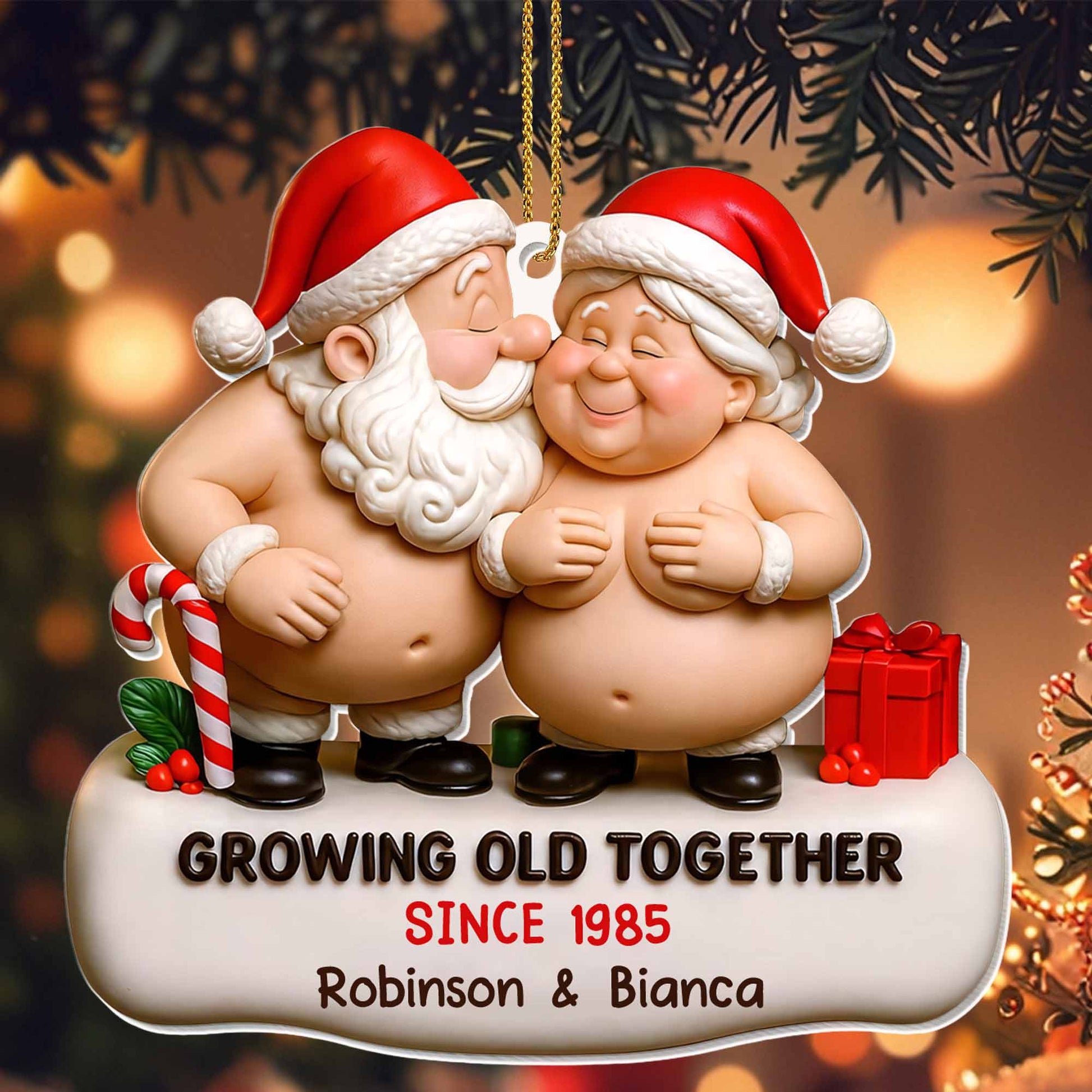 Growing Old Together, Santa Claus And Holiday Cheer