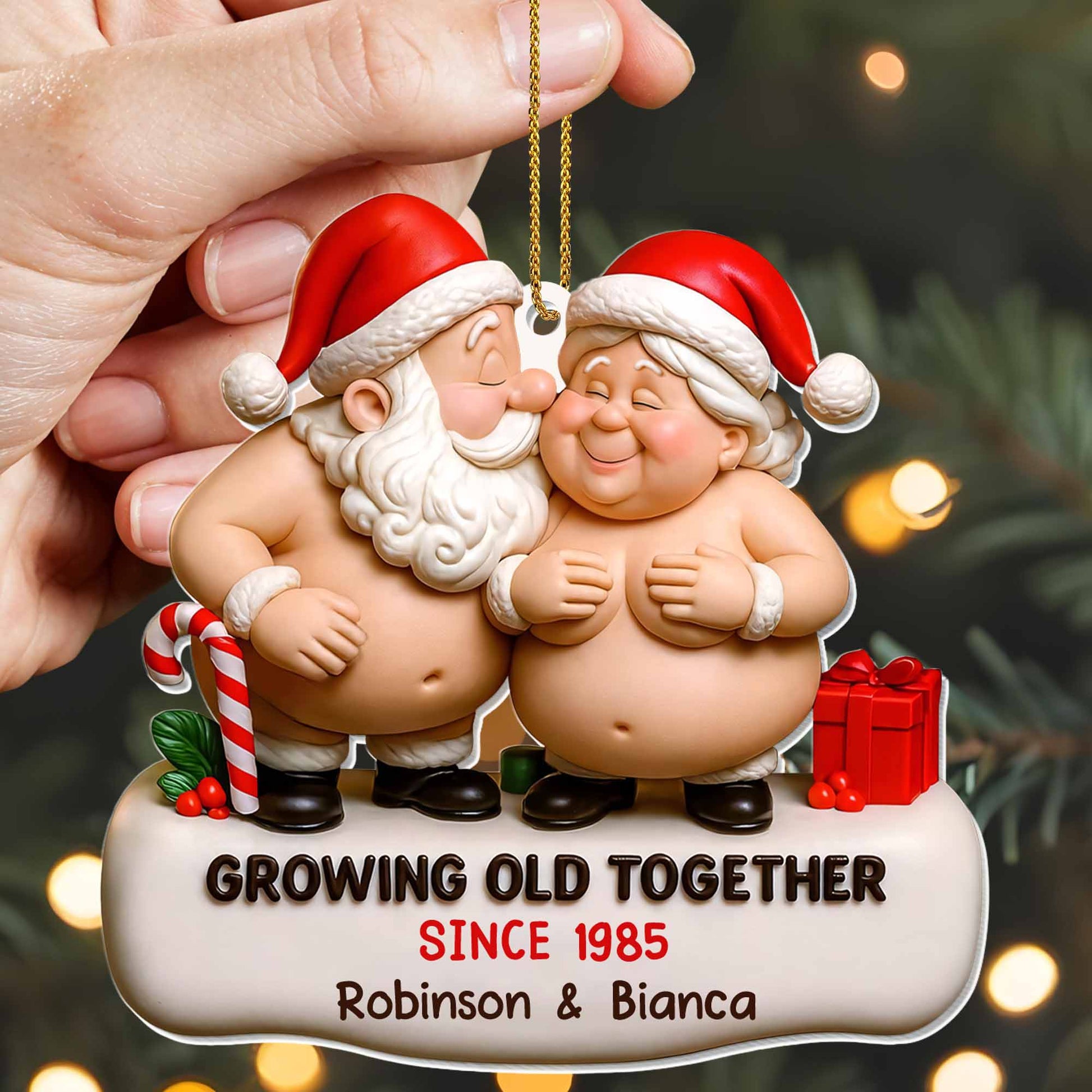 Growing Old Together, Santa Claus And Holiday Cheer