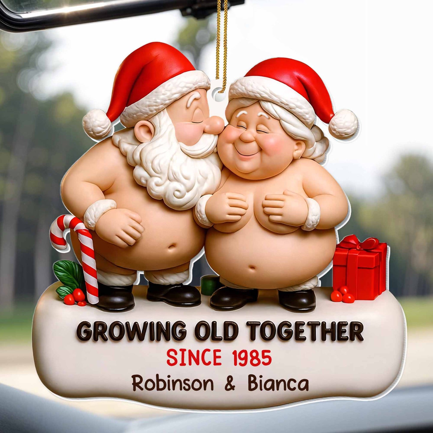 Growing Old Together, Santa Claus And Holiday Cheer