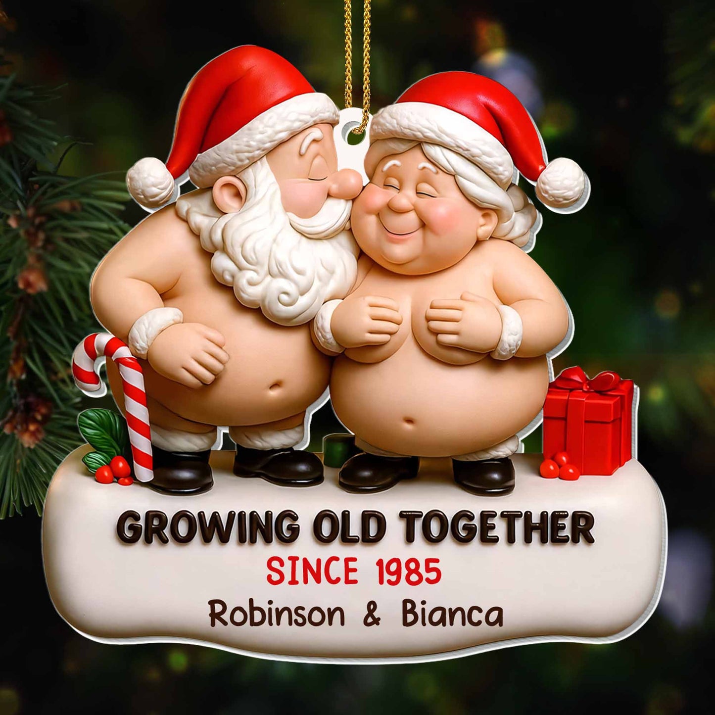 Growing Old Together, Santa Claus And Holiday Cheer