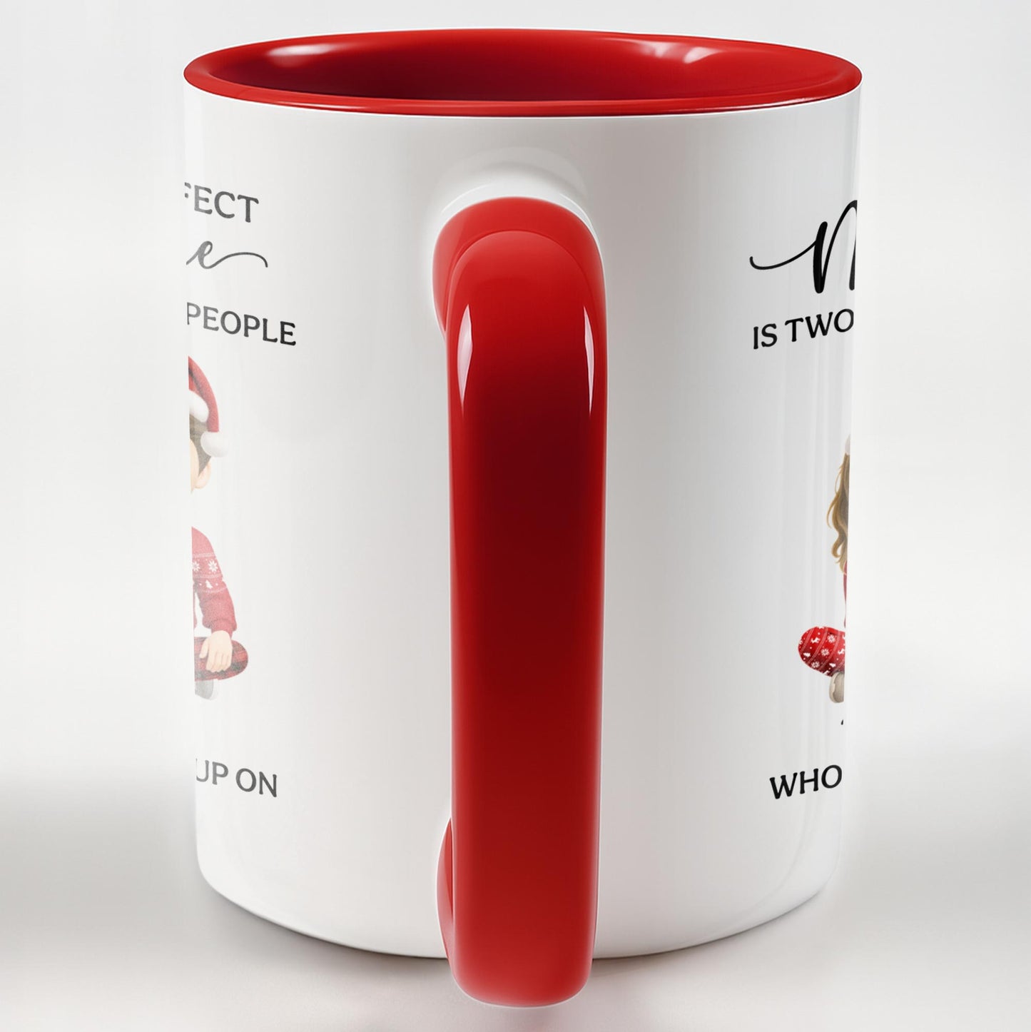 A Perfect Marriage Is Two Imperfect People, Christmas-themed Couple