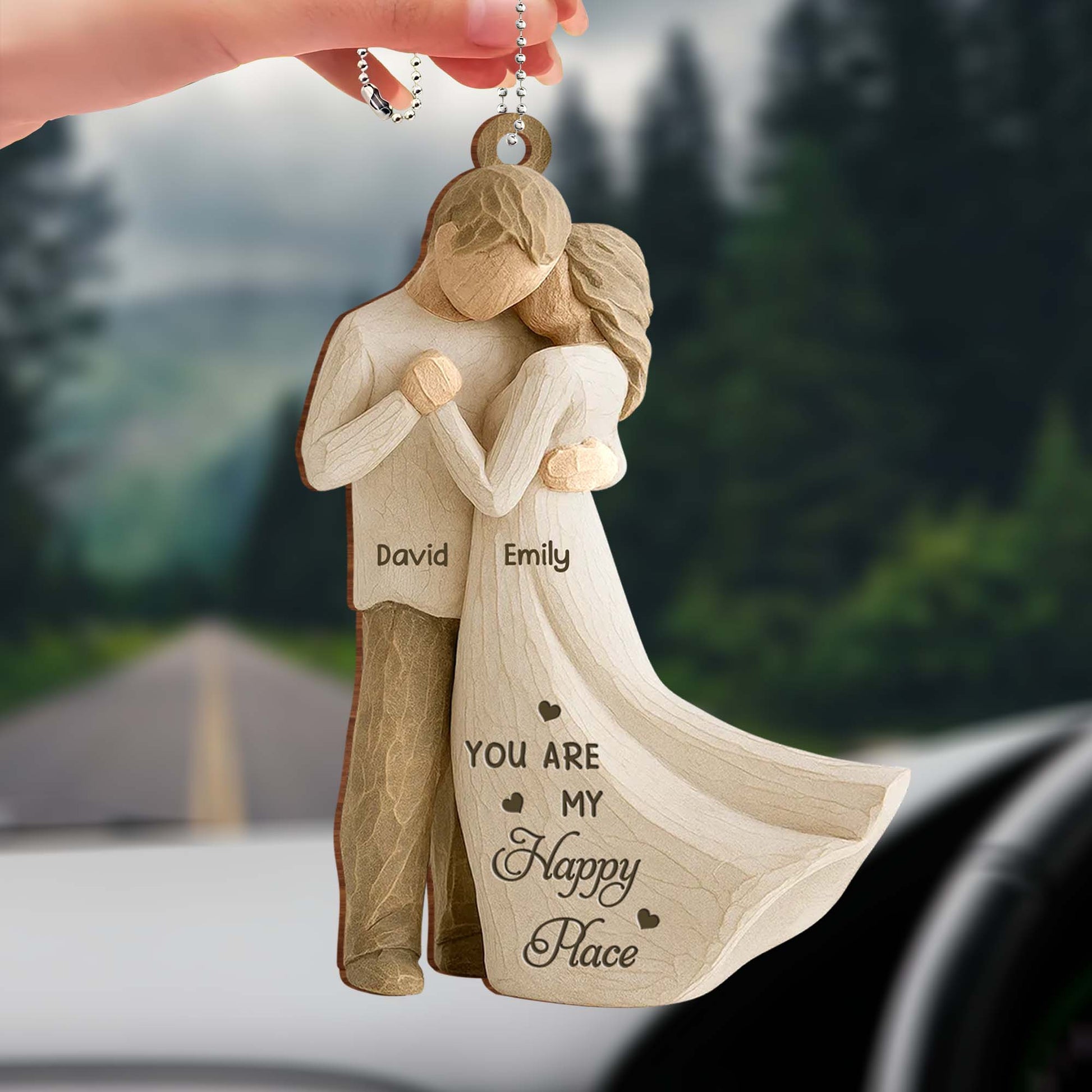 You Are My Happy Place, Couple Embracing